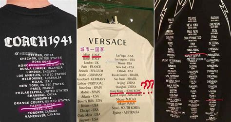 versace one china t shirt|Versace and Coach apologize for t.